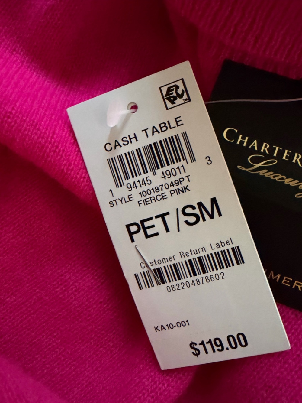 Charter Club Luxury
Cashmere Turtleneck Fuchsia Fierce Pink SP NWT - Picture 4 of 13